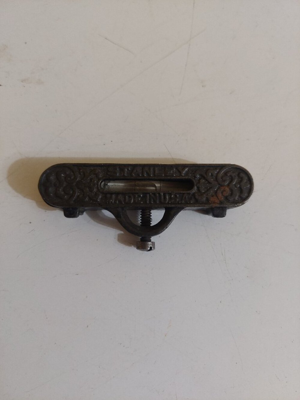 Vintage Stanley Pocket Ruler Level Made in USA Woodworking Tool